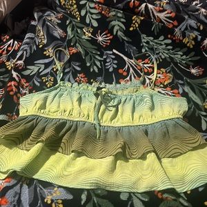 Wild Fable Cropped Tank with Layers